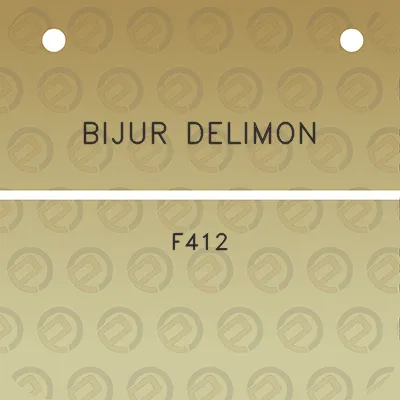 bijur-delimon-f412