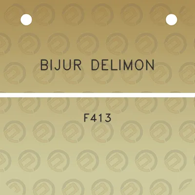 bijur-delimon-f413