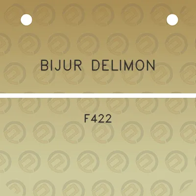 bijur-delimon-f422