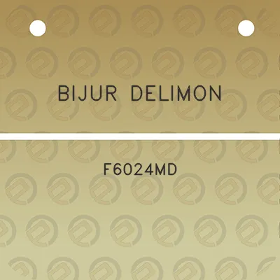 bijur-delimon-f6024md