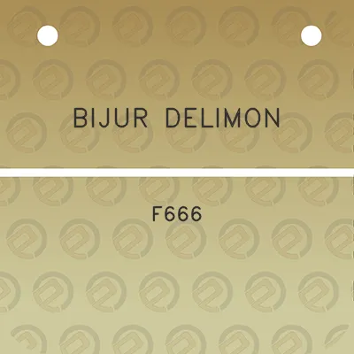 bijur-delimon-f666