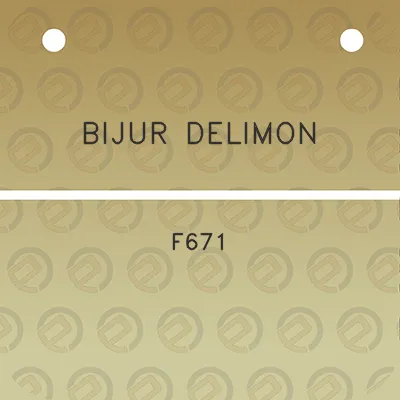 bijur-delimon-f671