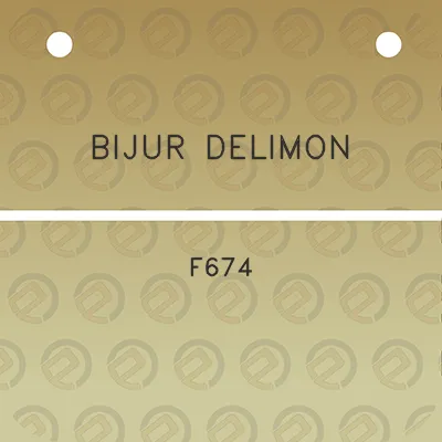 bijur-delimon-f674