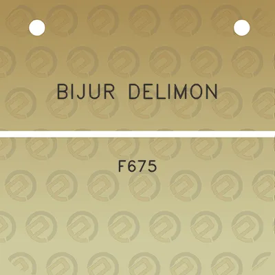 bijur-delimon-f675