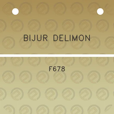 bijur-delimon-f678