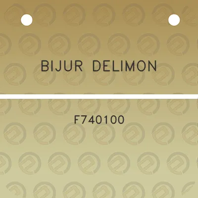 bijur-delimon-f740100