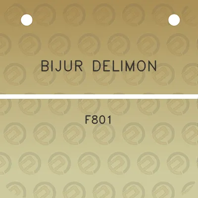 bijur-delimon-f801