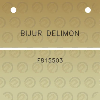 bijur-delimon-f815503