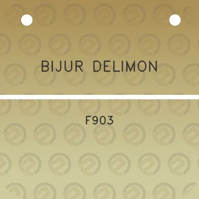 bijur-delimon-f903