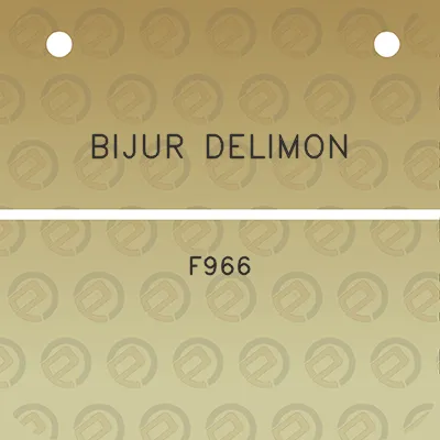 bijur-delimon-f966