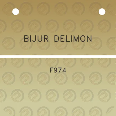 bijur-delimon-f974