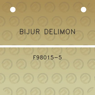 bijur-delimon-f98015-5