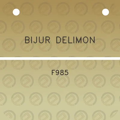 bijur-delimon-f985