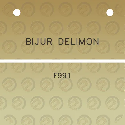 bijur-delimon-f991