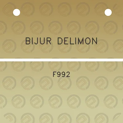 bijur-delimon-f992