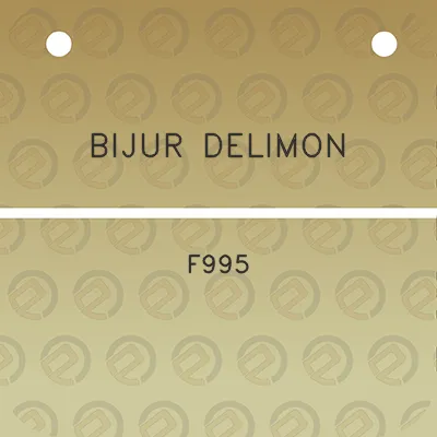 bijur-delimon-f995