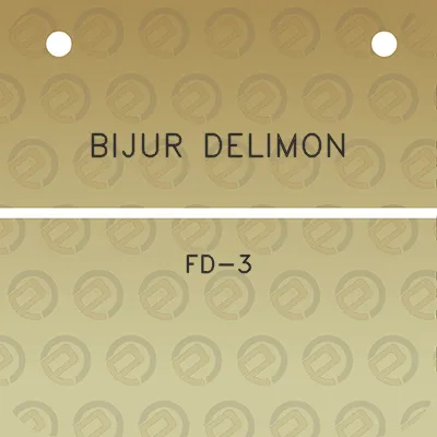 bijur-delimon-fd-3