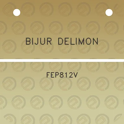 bijur-delimon-fep812v