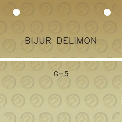 bijur-delimon-g-5