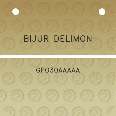 bijur-delimon-gpo30aaaaa