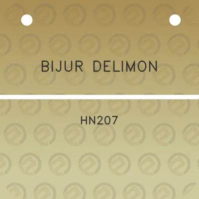 bijur-delimon-hn207