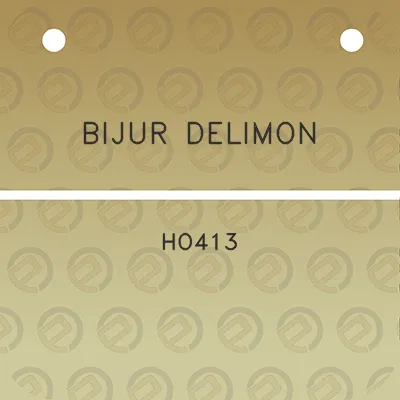 bijur-delimon-ho413