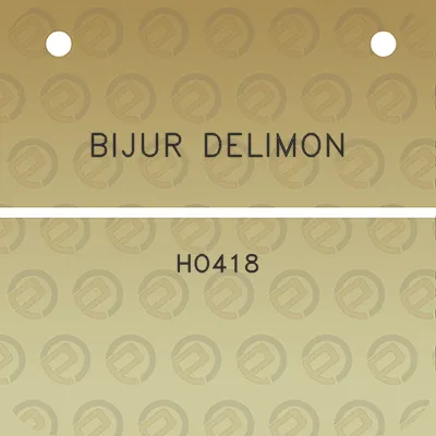 bijur-delimon-ho418