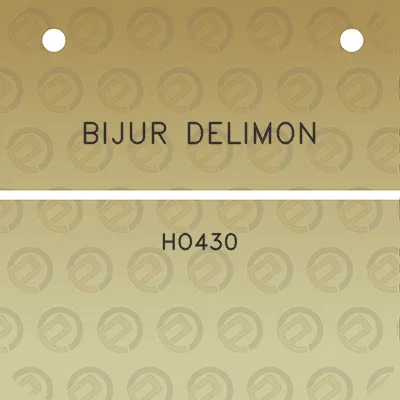 bijur-delimon-ho430