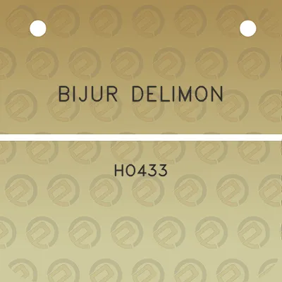 bijur-delimon-ho433