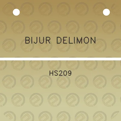 bijur-delimon-hs209