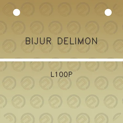 bijur-delimon-l100p