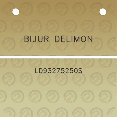 bijur-delimon-ld93275250s