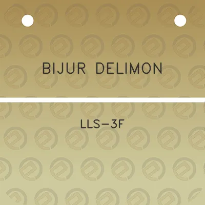 bijur-delimon-lls-3f