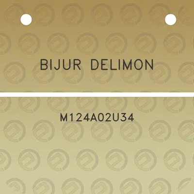 bijur-delimon-m124a02u34