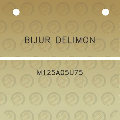 bijur-delimon-m125a05u75