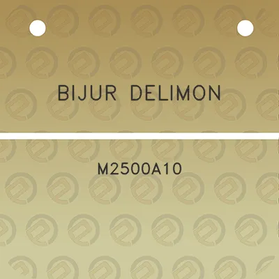 bijur-delimon-m2500a10