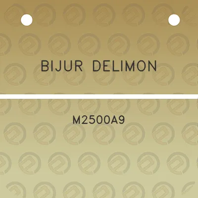 bijur-delimon-m2500a9