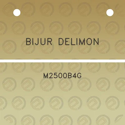 bijur-delimon-m2500b4g