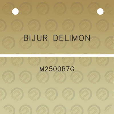 bijur-delimon-m2500b7g