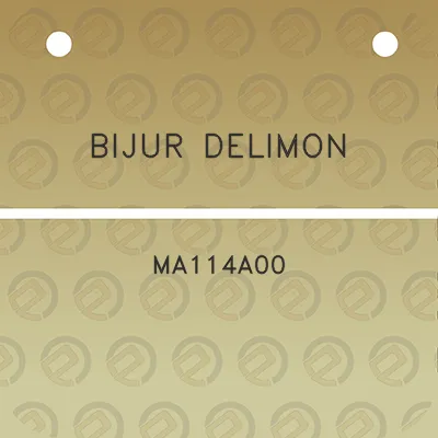 bijur-delimon-ma114a00