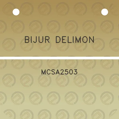 bijur-delimon-mcsa2503