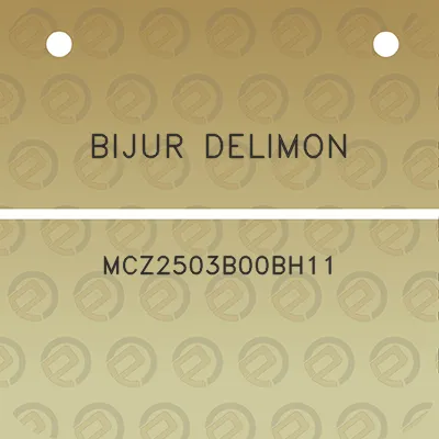 bijur-delimon-mcz2503b00bh11