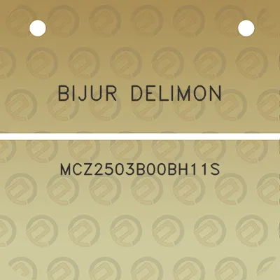 bijur-delimon-mcz2503b00bh11s