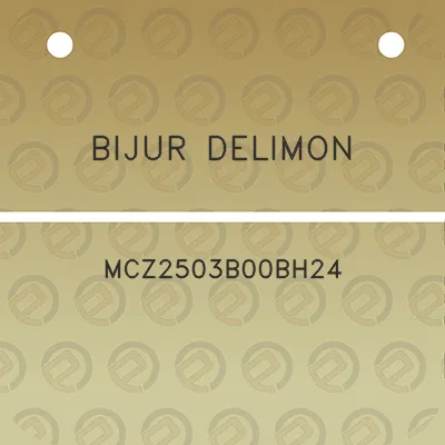 bijur-delimon-mcz2503b00bh24