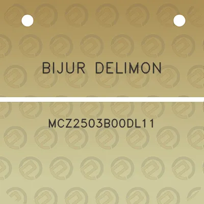 bijur-delimon-mcz2503b00dl11