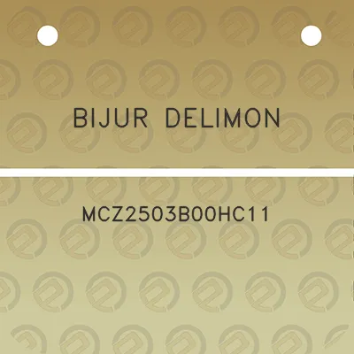 bijur-delimon-mcz2503b00hc11