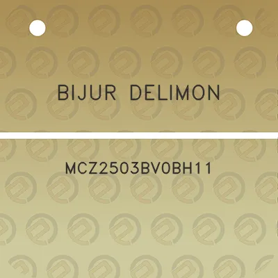 bijur-delimon-mcz2503bv0bh11