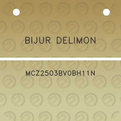 bijur-delimon-mcz2503bv0bh11n