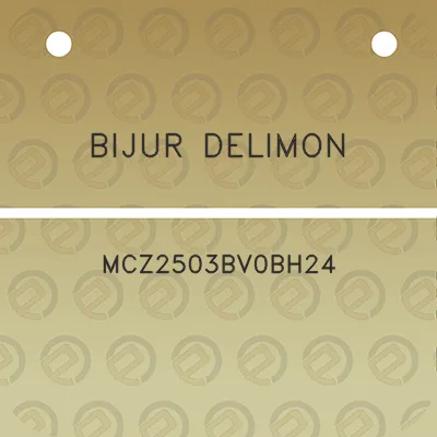 bijur-delimon-mcz2503bv0bh24