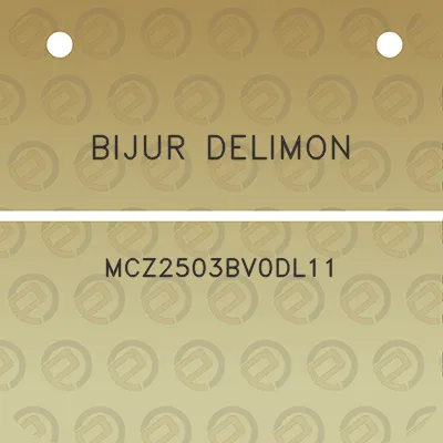 bijur-delimon-mcz2503bv0dl11